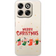 Прозорий чохол BoxFace Nubia V70 Merry Christmas
