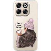 Прозорий чохол BoxFace Nubia V70 love is in the air