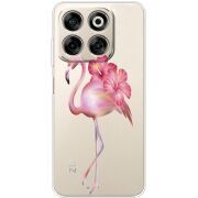 Прозорий чохол BoxFace Nubia V70 Floral Flamingo