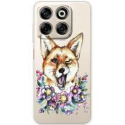 Прозорий чохол BoxFace Nubia V70 Winking Fox