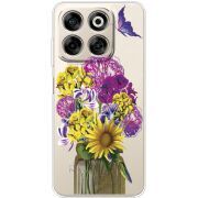 Прозорий чохол BoxFace Nubia V70 My Bouquet
