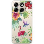 Прозорий чохол BoxFace Nubia V70 Tropical