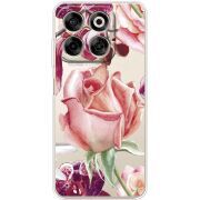 Прозорий чохол BoxFace Nubia V70 Rose