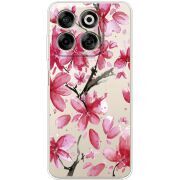 Прозорий чохол BoxFace Nubia V70 Pink Magnolia