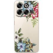 Прозорий чохол BoxFace Nubia V70 Floral