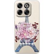 Чохол зі стразами Nubia V70 Eiffel Tower