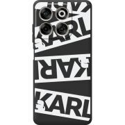 Чорний чохол BoxFace Nubia V70 White Karl