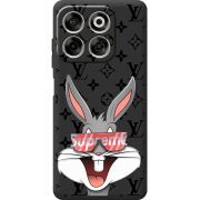 Чорний чохол BoxFace Nubia V70 looney bunny