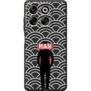 Чорний чохол BoxFace Nubia V70 Man Pattern