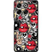 Чорний чохол BoxFace Nubia V70 Rock Graffiti