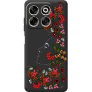 Чорний чохол BoxFace Nubia V70 3D Ukrainian Muse
