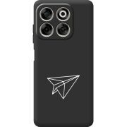 Чорний чохол BoxFace Nubia V70 Paper Plane
