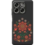 Чорний чохол BoxFace Nubia V70 Ukrainian Ornament