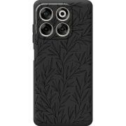 Чорний чохол BoxFace Nubia V70 Leaves