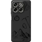 Чорний чохол BoxFace Nubia V70 Mountains