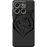 Чорний чохол BoxFace Nubia V70 Wolf