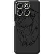 Чорний чохол BoxFace Nubia V70 Lion