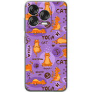 Чохол BoxFace Nubia V70 Design Yoga Cat