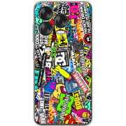 Чохол BoxFace Nubia V70 Design Multicolored Inscriptions