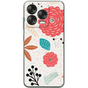 Чохол BoxFace Nubia V70 Design Line Flowers
