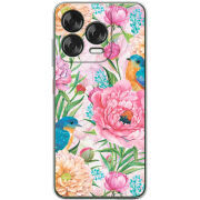 Чохол BoxFace Nubia V70 Design Birds in Flowers