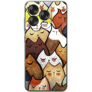 Чохол BoxFace Nubia V70 Design Sleepy Cats