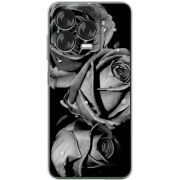 Чохол BoxFace Nubia V70 Design Black and White Roses