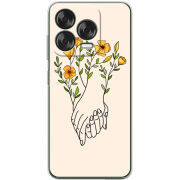 Чохол BoxFace Nubia V70 Design Flower Hands