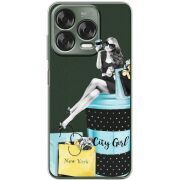 Прозорий чохол BoxFace Nubia V70 Design City Girl