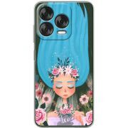 Прозорий чохол BoxFace Nubia V70 Design Blue Hair