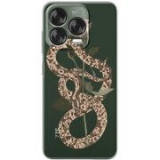 Прозорий чохол BoxFace Nubia V70 Design Glamor Snake