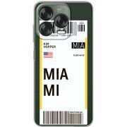 Прозорий чохол BoxFace Nubia V70 Design Ticket Miami