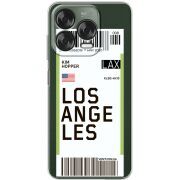 Прозорий чохол BoxFace Nubia V70 Design Ticket Los Angeles