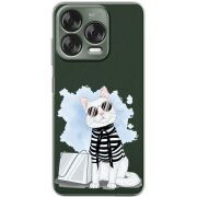 Прозорий чохол BoxFace Nubia V70 Design Cat Style