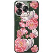 Прозорий чохол BoxFace Nubia V70 Design Peony Watercolor Style