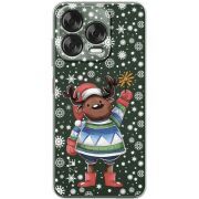 Прозорий чохол BoxFace Nubia V70 Design Christmas Deer with Snow