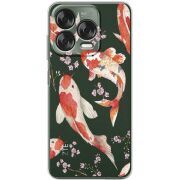 Прозорий чохол BoxFace Nubia V70 Design Japanese Koi Fish