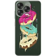 Прозорий чохол BoxFace Nubia V70 Design Donuts