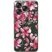 Прозорий чохол BoxFace Nubia V70 Design Pink Magnolia