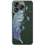 Прозорий чохол BoxFace Nubia V70 Design Feather