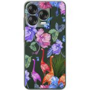 Прозорий чохол BoxFace Nubia V70 Design Flamingo