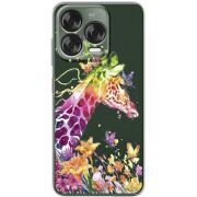 Прозорий чохол BoxFace Nubia V70 Design Colorful Giraffe