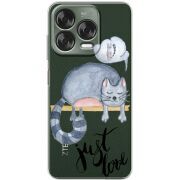 Прозорий чохол BoxFace Nubia V70 Design Just Love