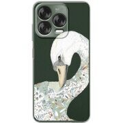 Прозорий чохол BoxFace Nubia V70 Design Swan