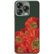 Прозорий чохол BoxFace Nubia V70 Design Red Poppies
