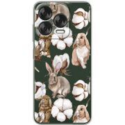 Прозорий чохол BoxFace Nubia V70 Design Cotton and Rabbits