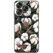 Прозорий чохол BoxFace Nubia V70 Design Cotton flowers