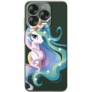 Чохол зі стразами Nubia V70 Design Unicorn Queen