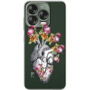 Чохол зі стразами Nubia V70 Design Heart