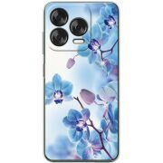 Чохол зі стразами Nubia V70 Design Orchids